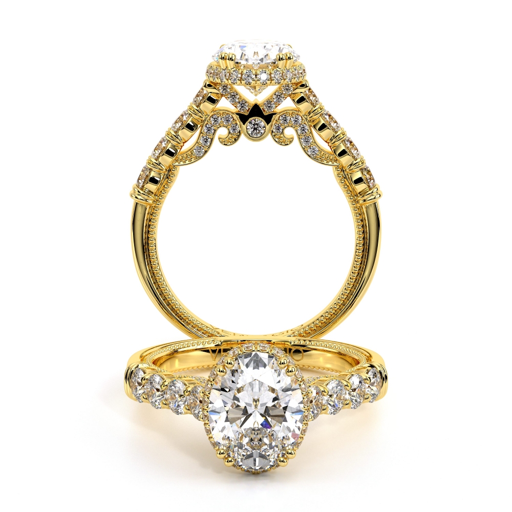 18K Yellow Gold INSIGNIA-7100OV Ring