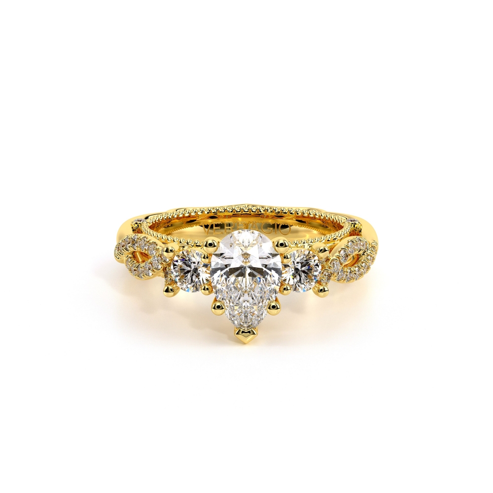 14K Yellow Gold VENETIAN-5013PEAR Ring