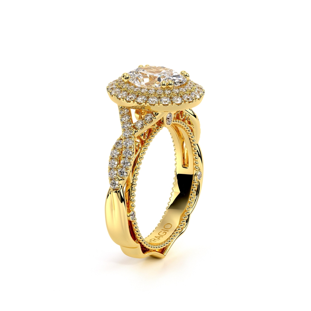 14K Yellow Gold VENETIAN-5048OV Ring