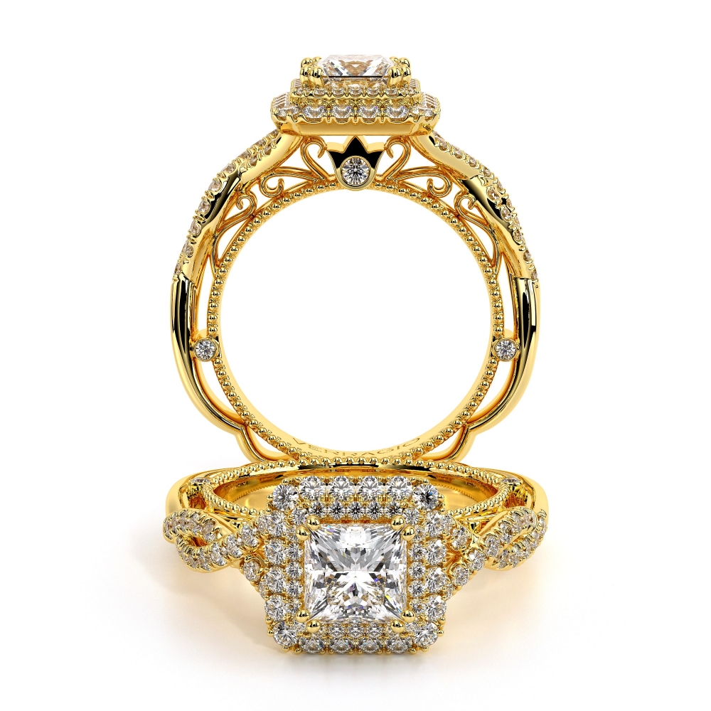 18K Yellow Gold VENETIAN-5048P Ring