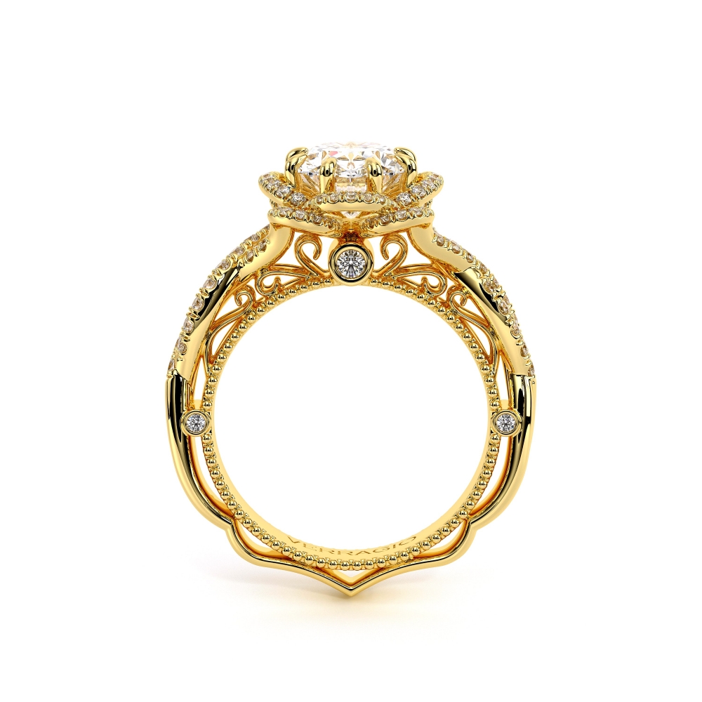 18K Yellow Gold VENETIAN-5051OV Ring