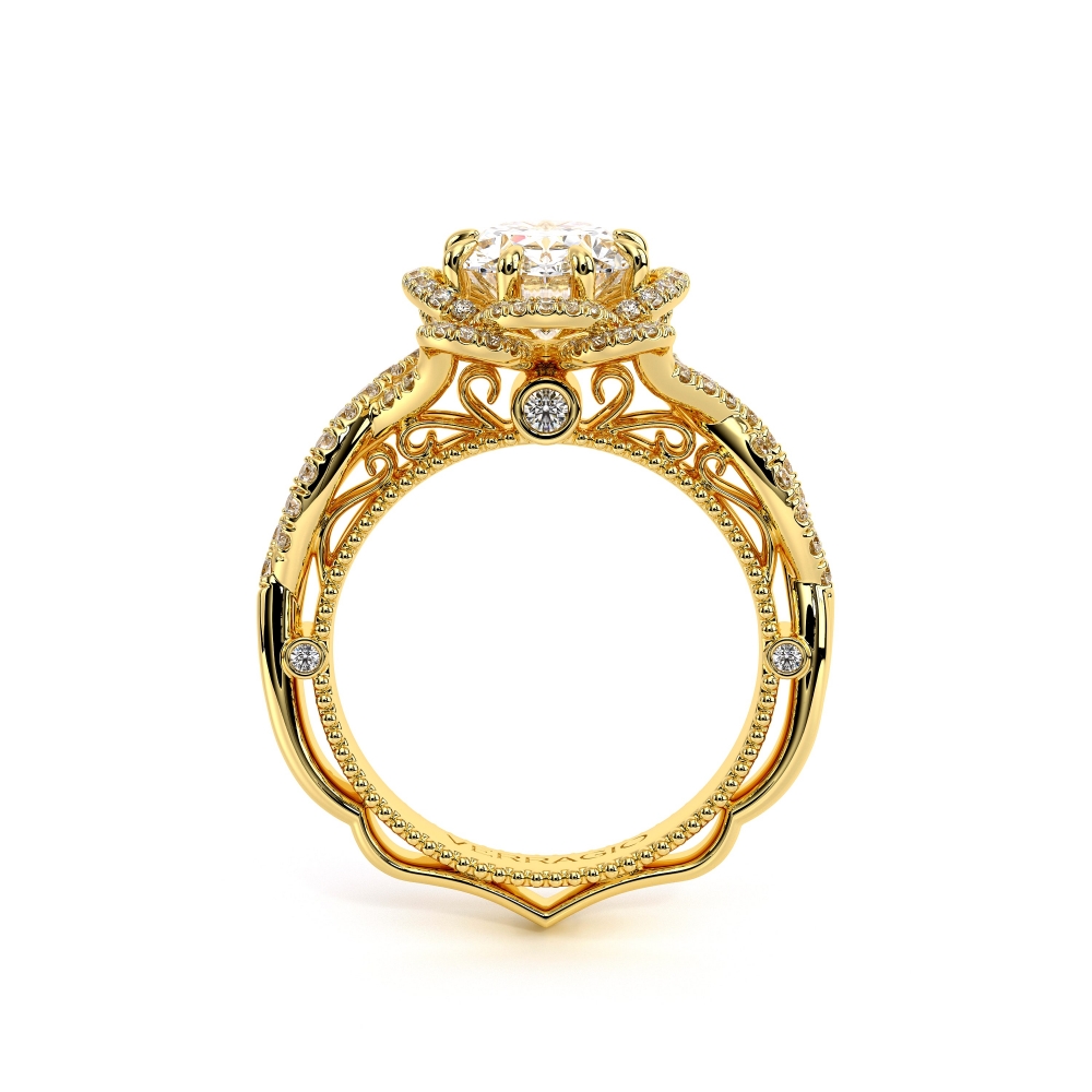 14K Yellow Gold VENETIAN-5051OV Ring