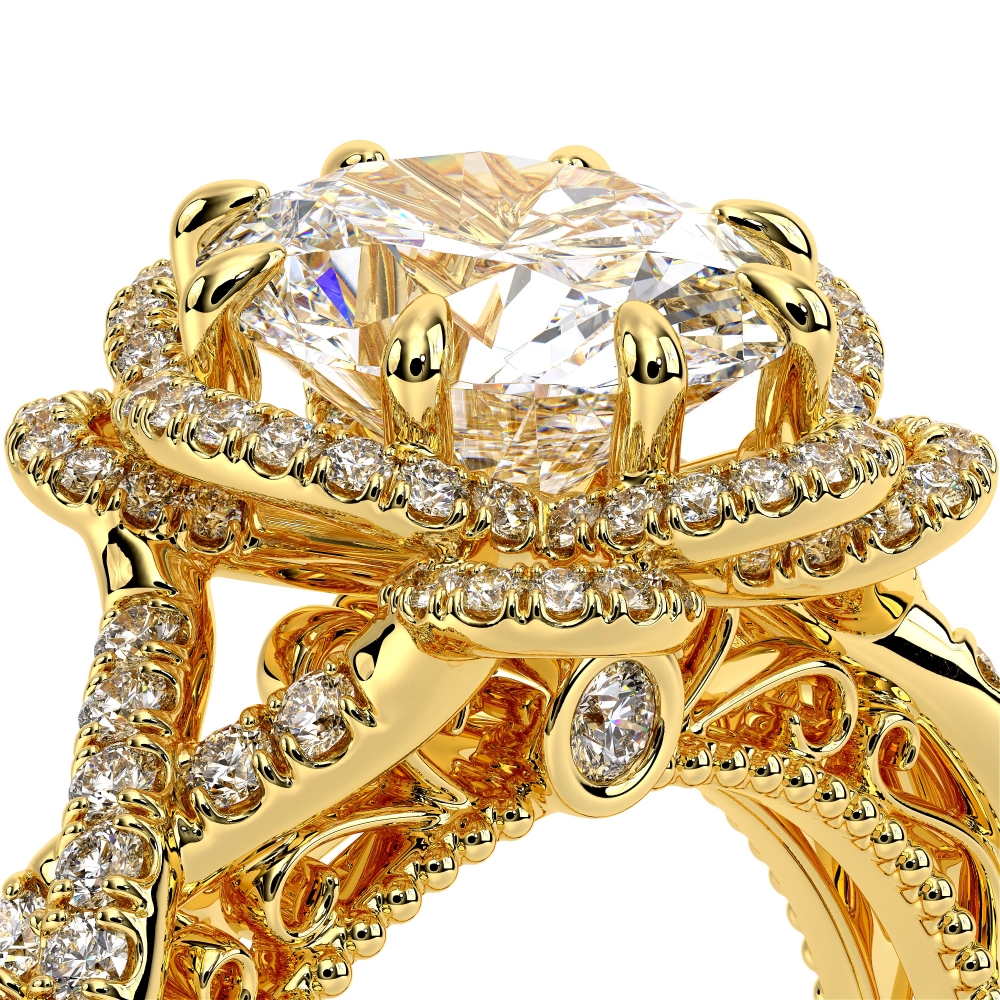 14K Yellow Gold VENETIAN-5051OV Ring