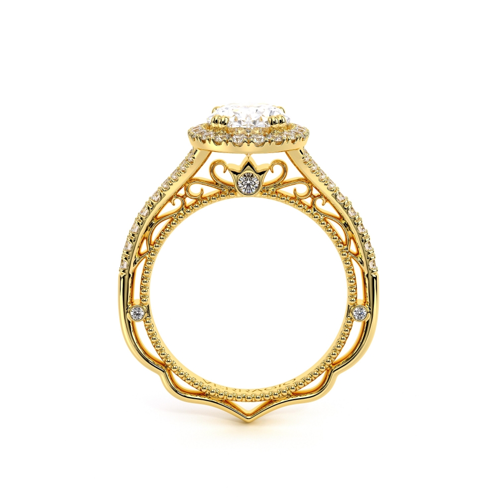 14K Yellow Gold VENETIAN-5057OV Ring