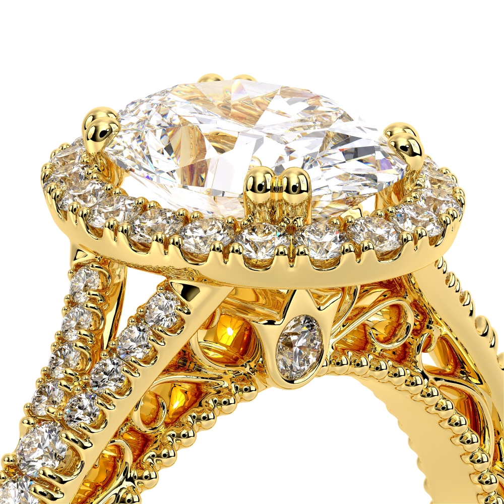 18K Yellow Gold VENETIAN-5057OV Ring