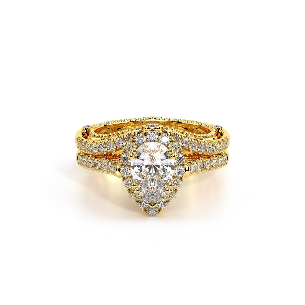 18K Yellow Gold VENETIAN-5061PEAR Ring