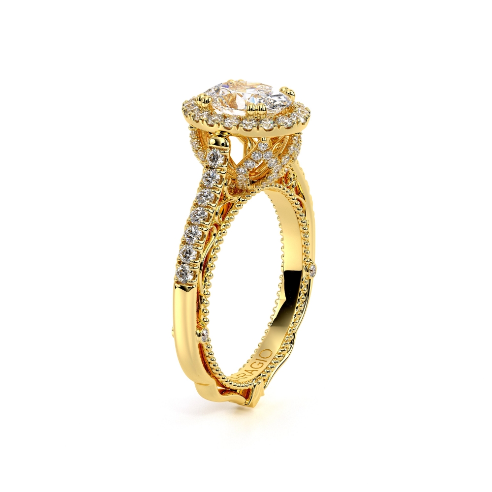 18K Yellow Gold VENETIAN-5061OV Ring