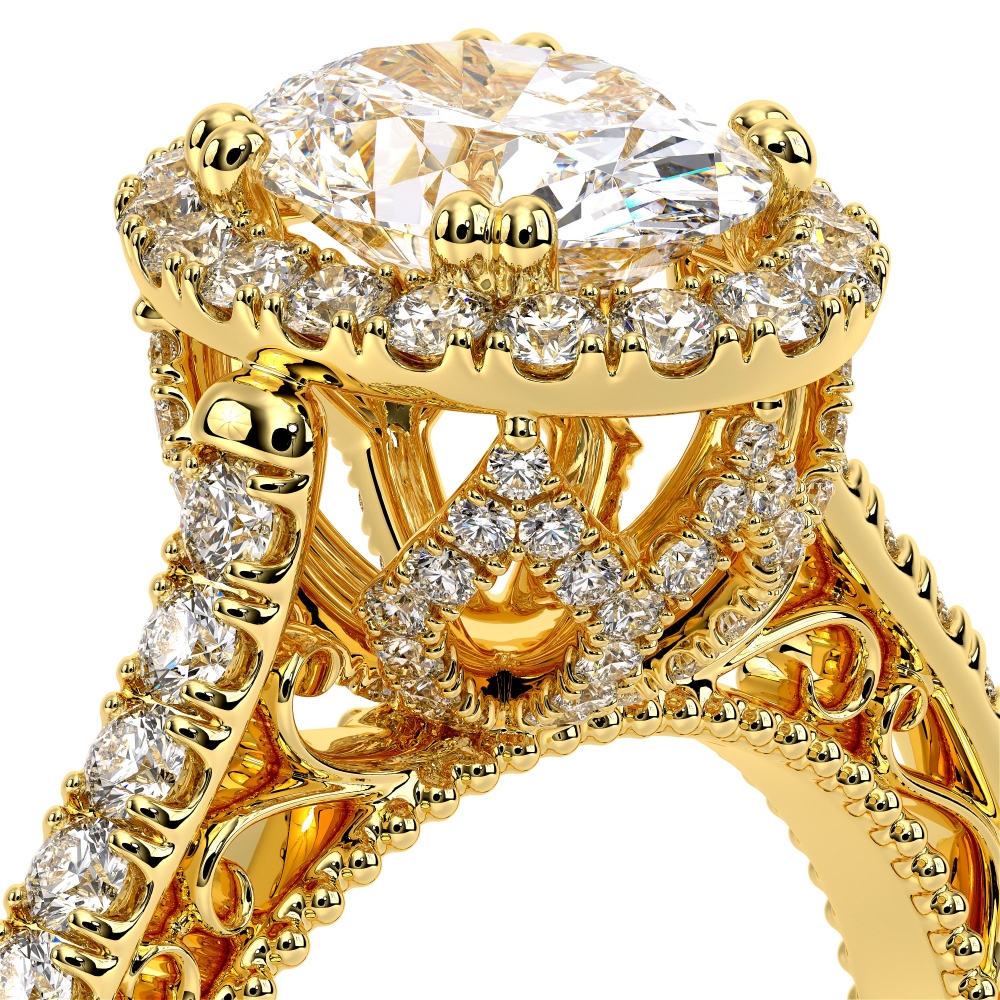 14K Yellow Gold VENETIAN-5061OV Ring