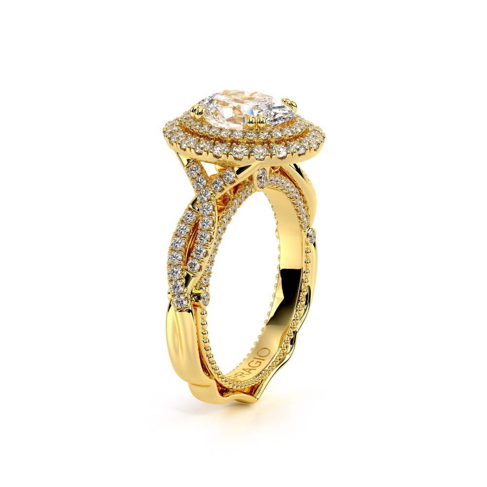 14K Yellow Gold VENETIAN-5066OV Ring