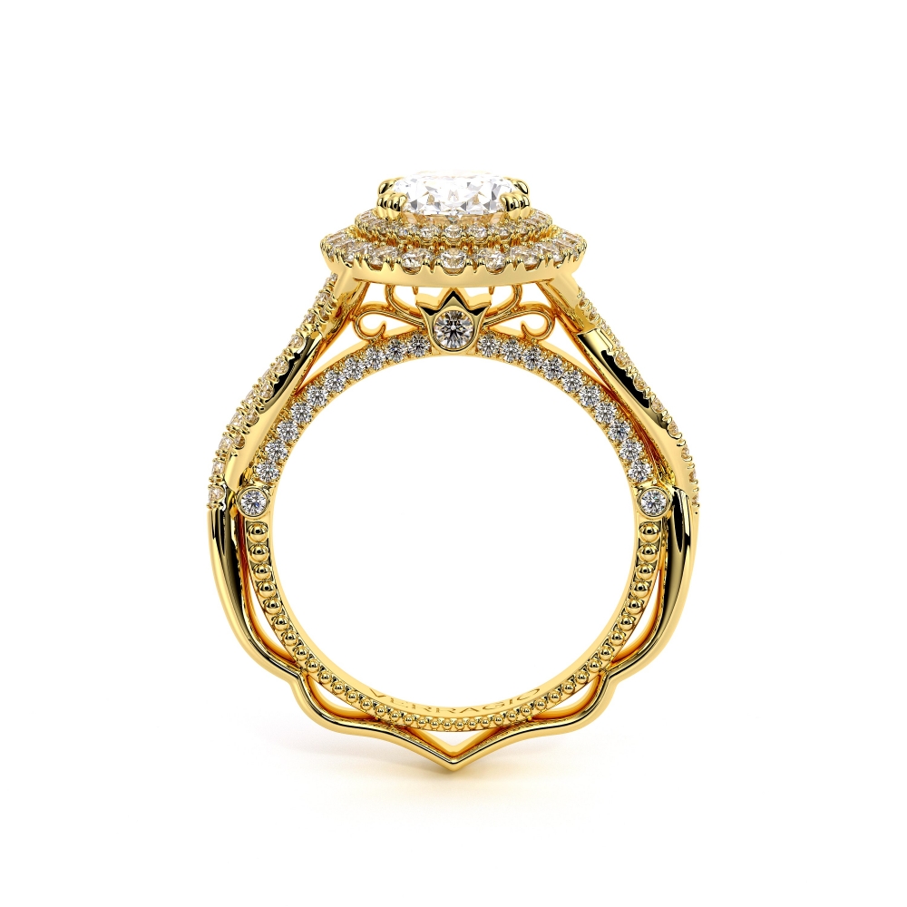 14K Yellow Gold VENETIAN-5066OV Ring