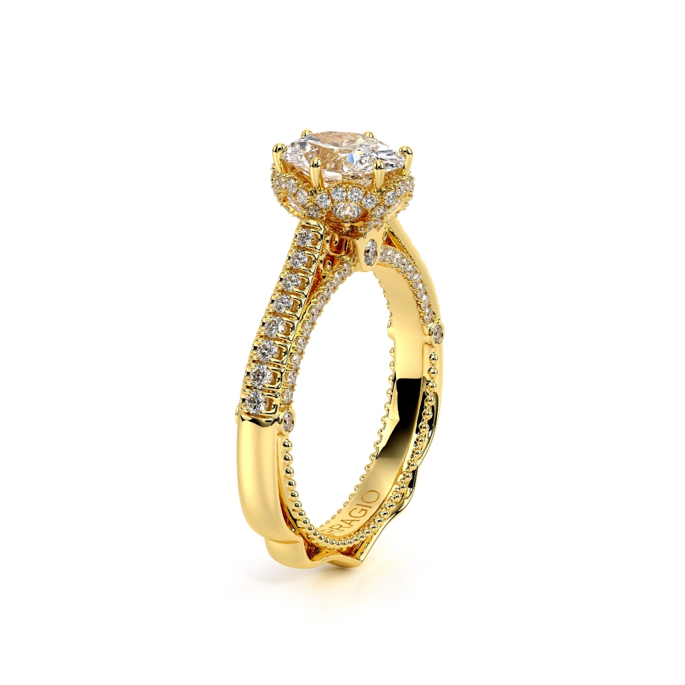 18K Yellow Gold VENETIAN-5070DOV Ring