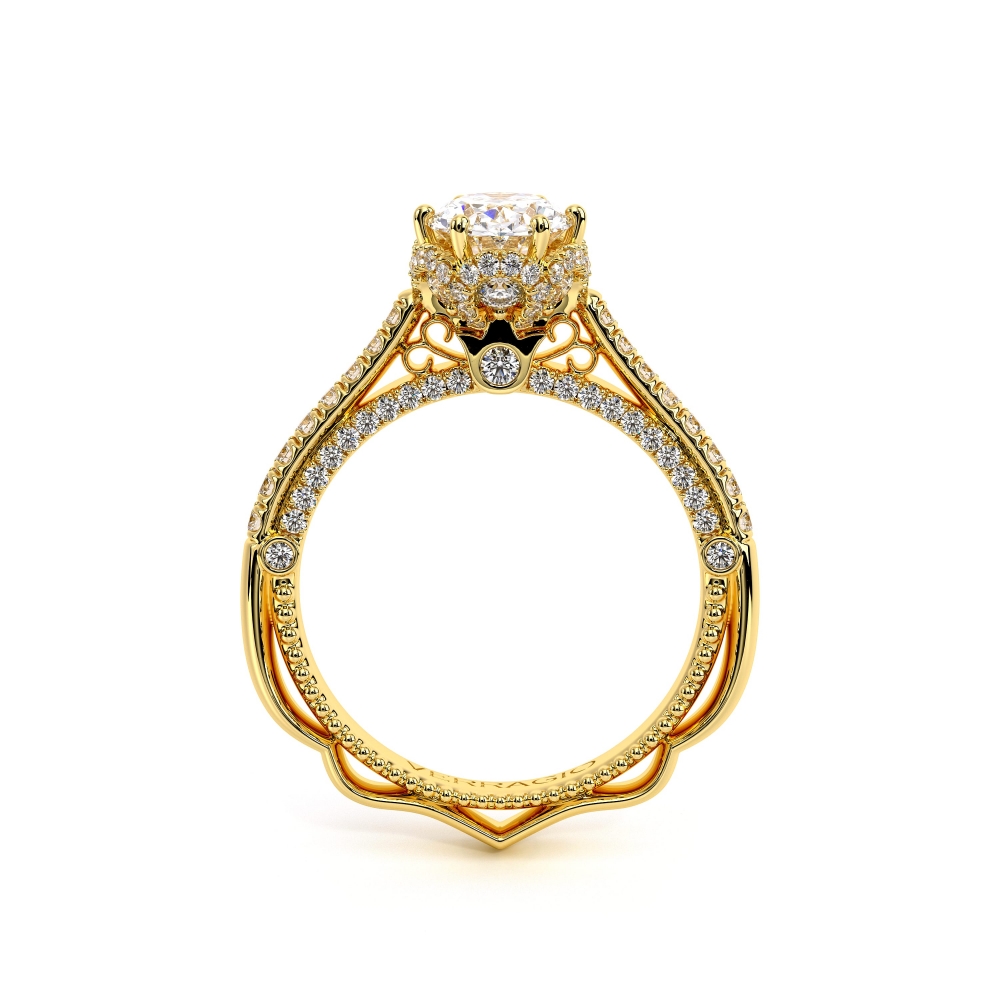 14K Yellow Gold VENETIAN-5070DOV Ring