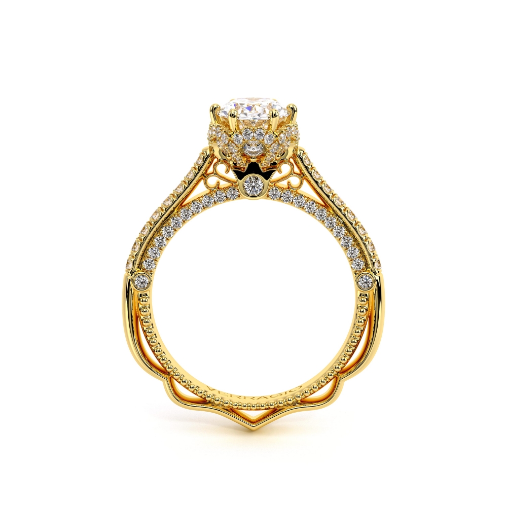 18K Yellow Gold VENETIAN-5070DOV Ring