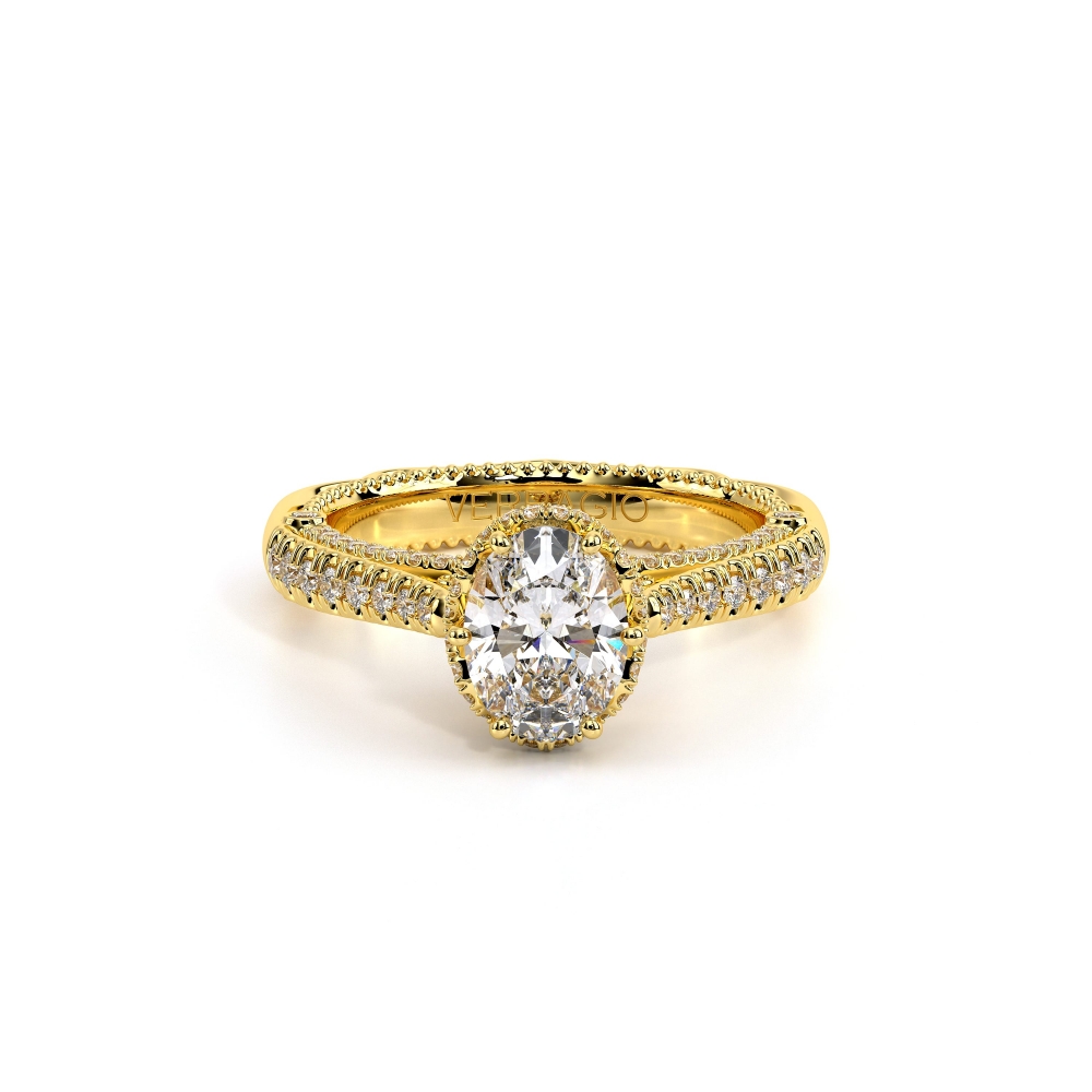 14K Yellow Gold VENETIAN-5070DOV Ring