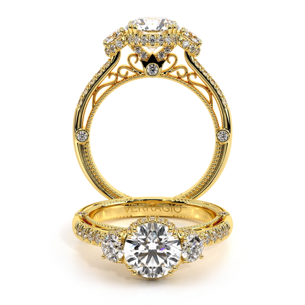 18K Yellow Gold VENETIAN-5082R Ring