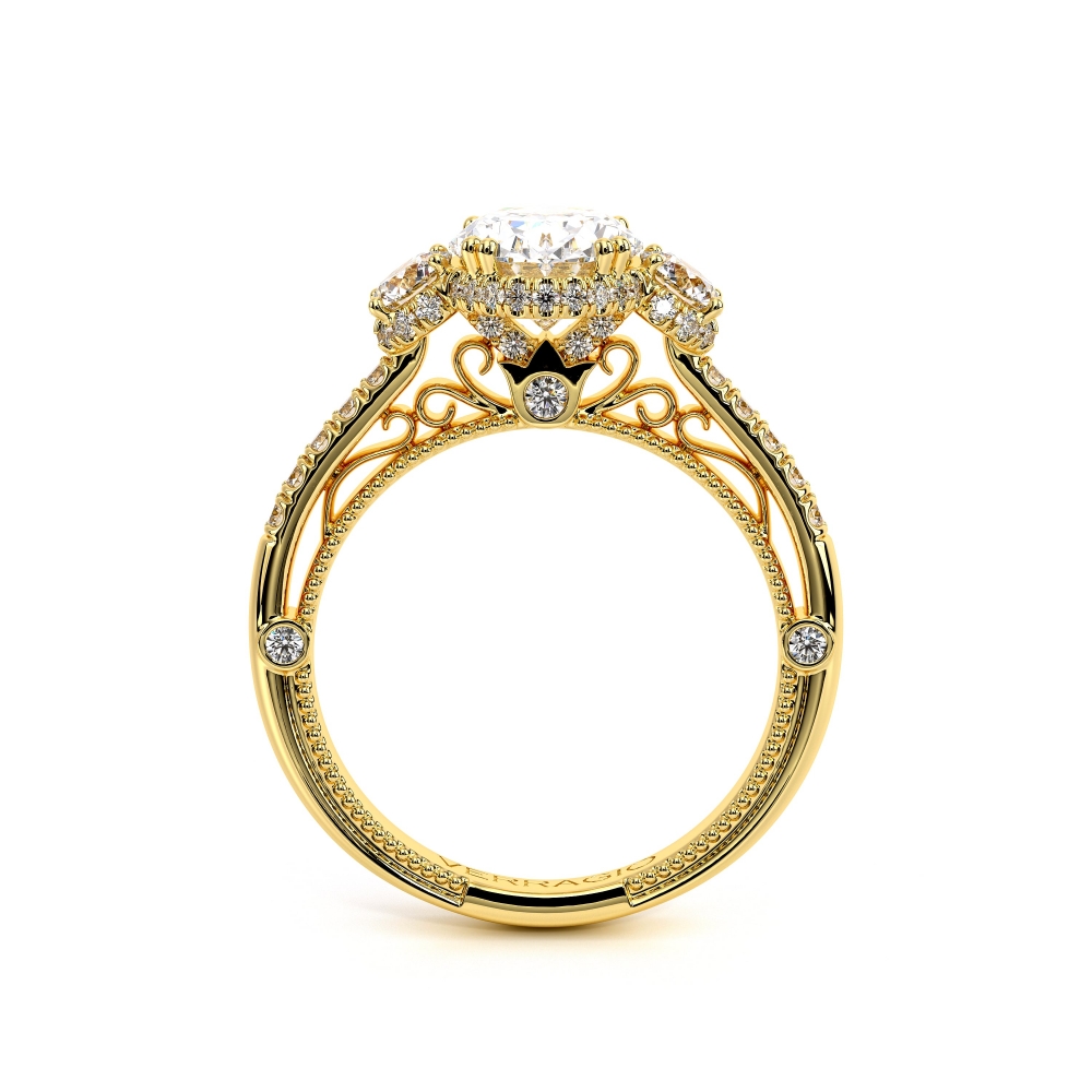 14K Yellow Gold VENETIAN-5082OV Ring