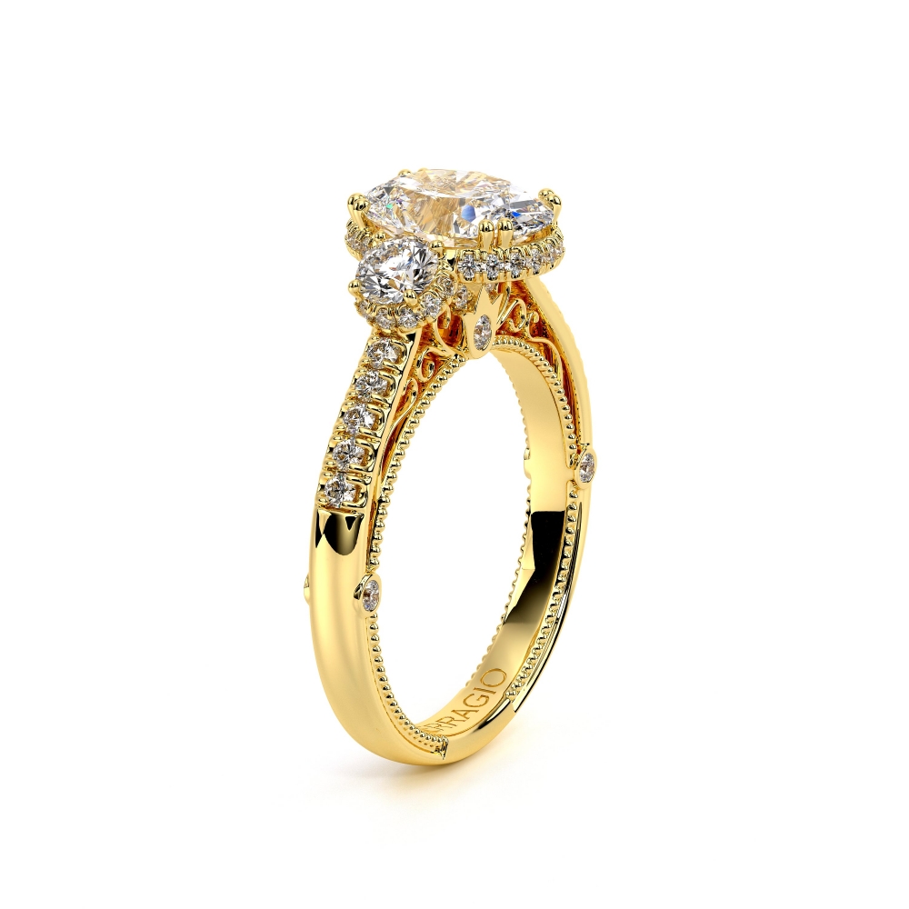 14K Yellow Gold VENETIAN-5082OV Ring