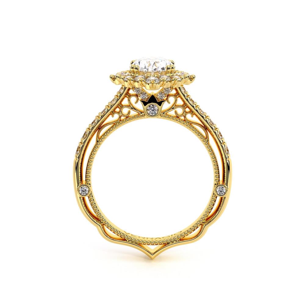14K Yellow Gold VENETIAN-5083OV Ring