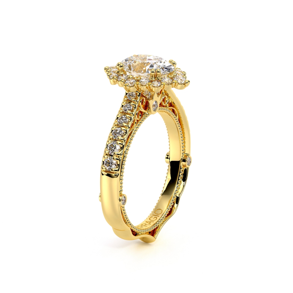 14K Yellow Gold VENETIAN-5083OV Ring