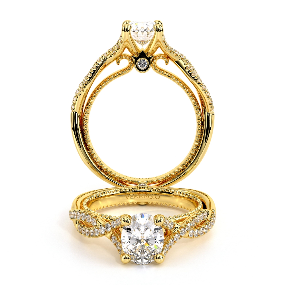 14K Yellow Gold COUTURE-0421OV Ring