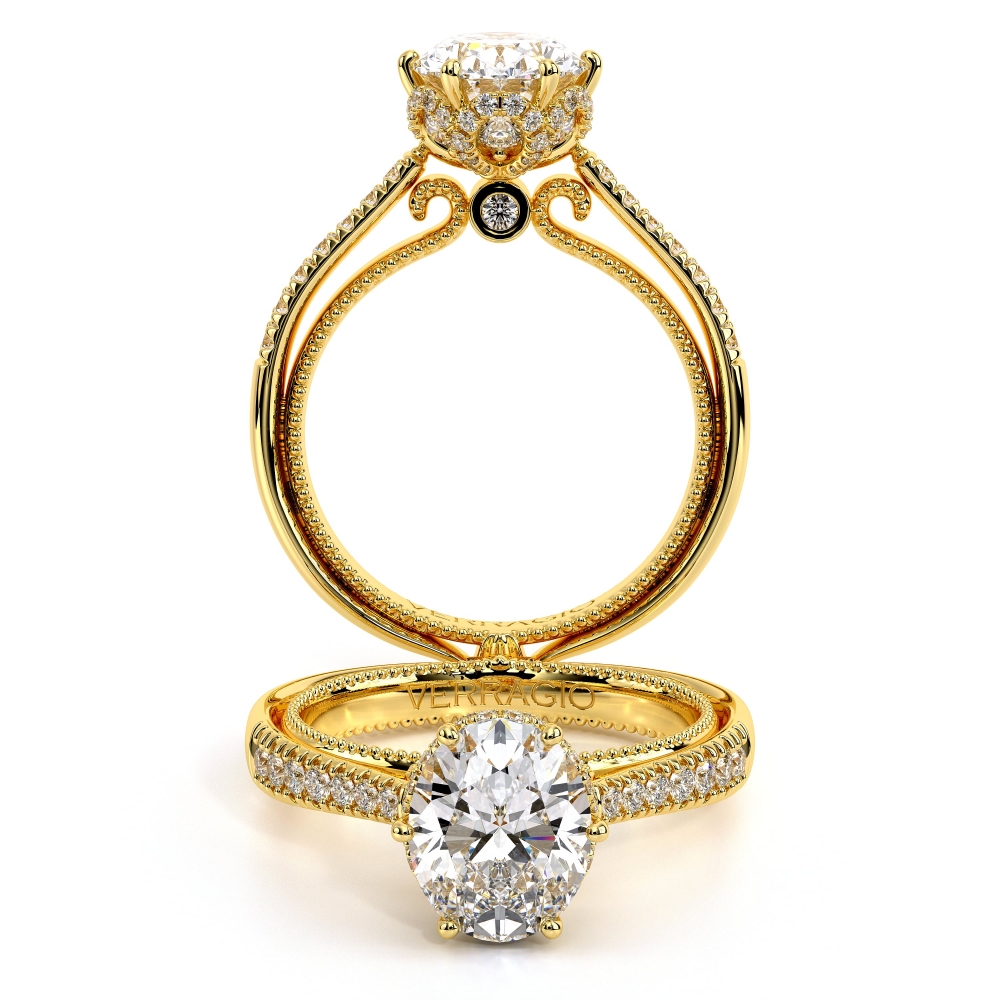 18K Yellow Gold COUTURE-0429DOV Ring