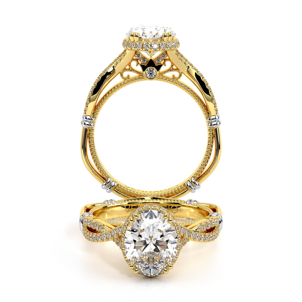 14K Yellow Gold PARISIAN-105X-OV Ring