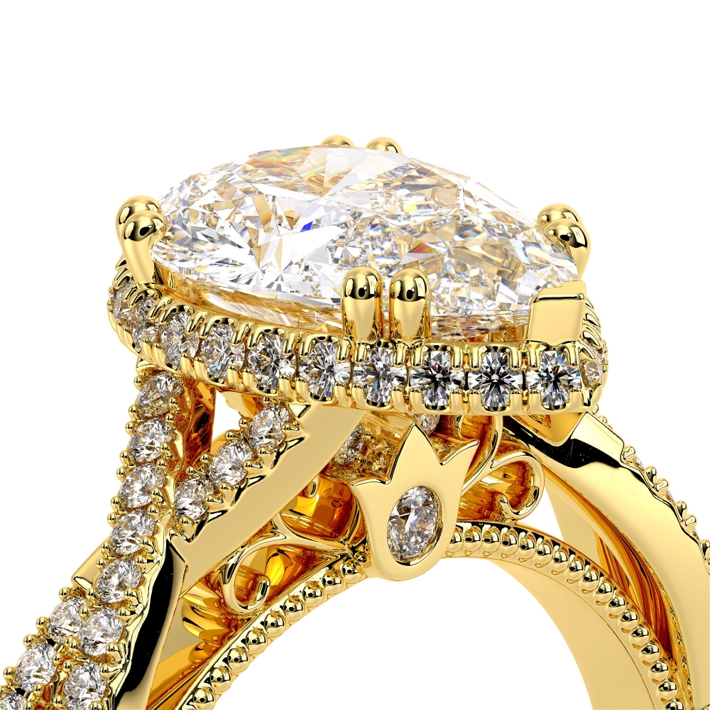 14K Yellow Gold PARISIAN-105X-PEAR Ring