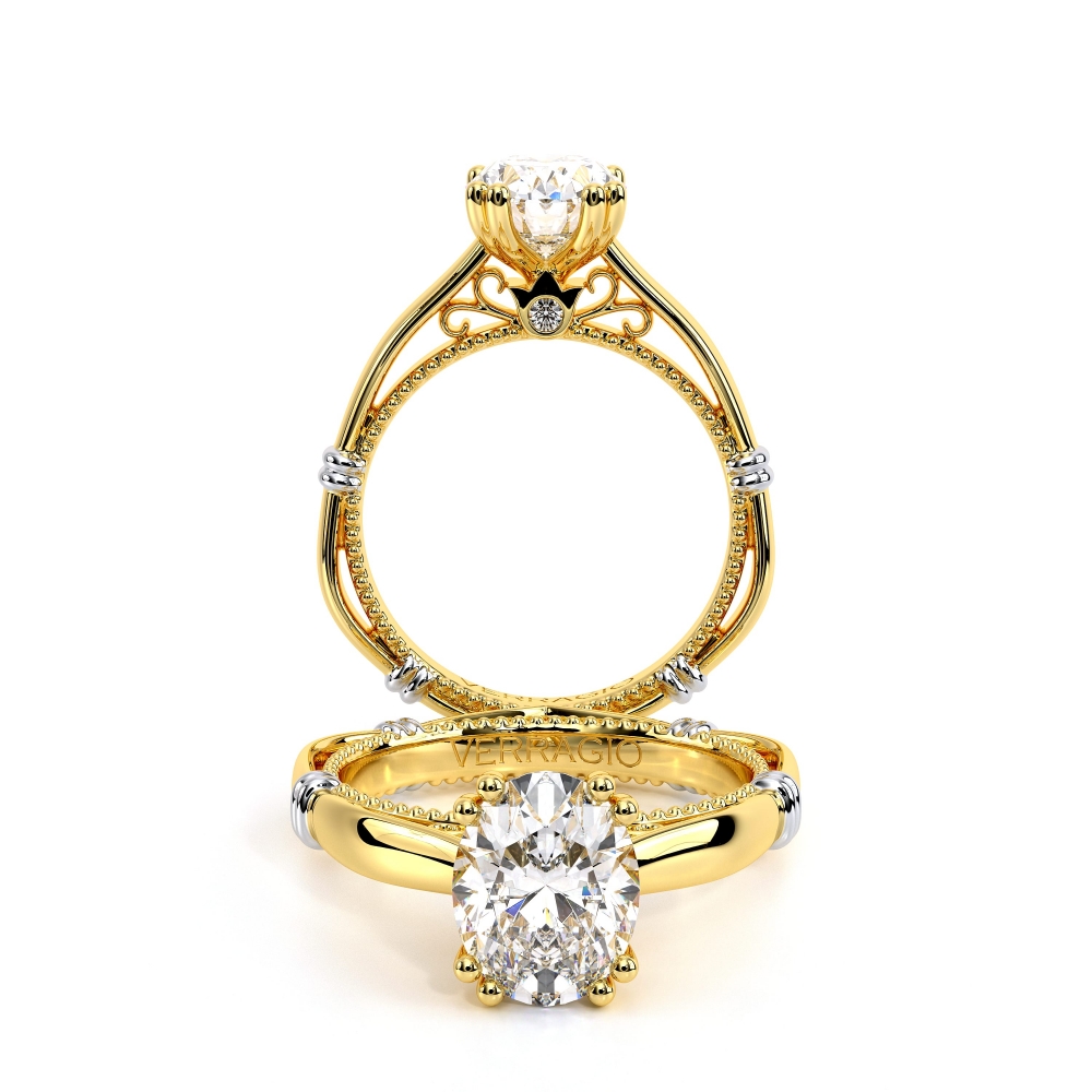 14K Yellow Gold PARISIAN-120OV Ring