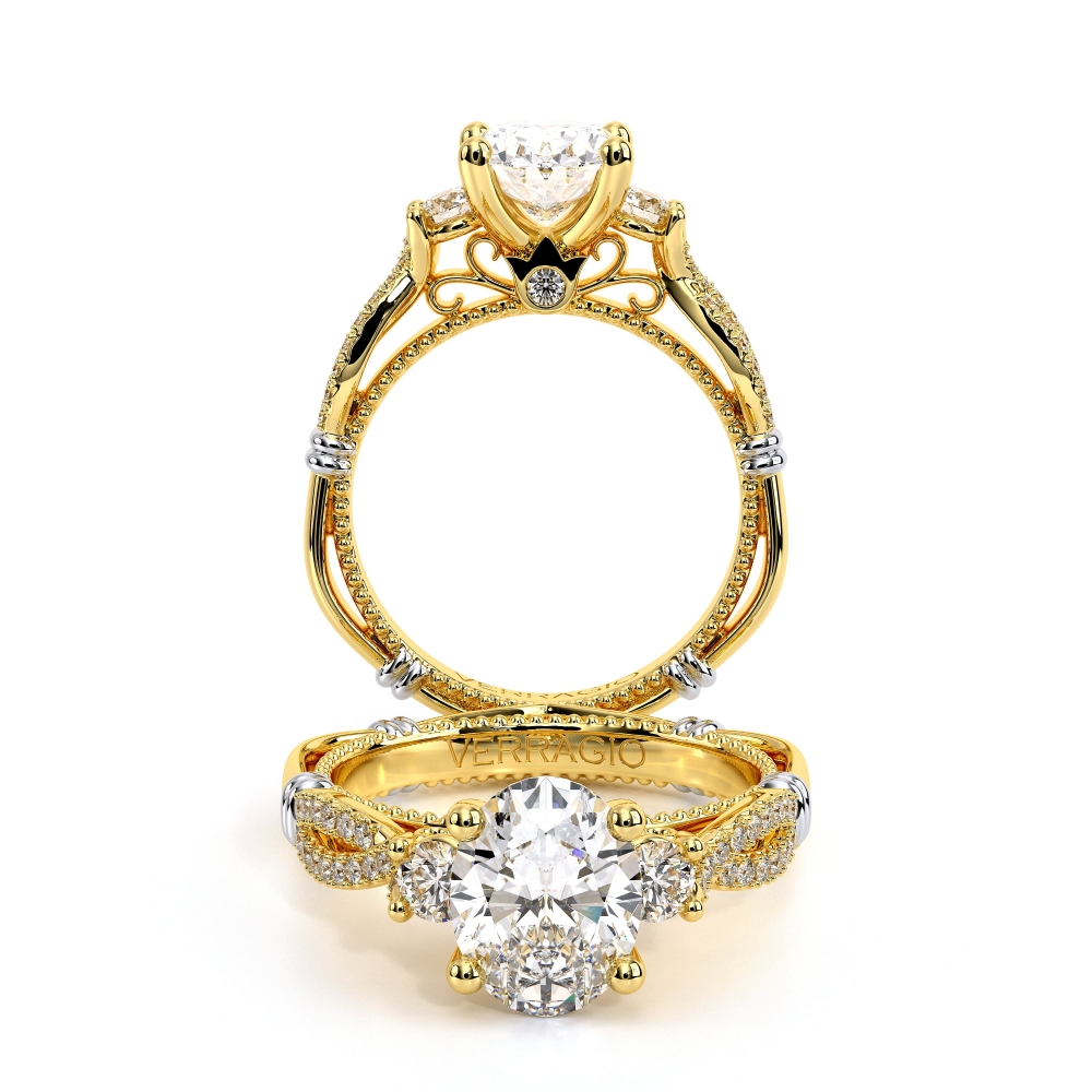 18K Yellow Gold PARISIAN-129OV Ring