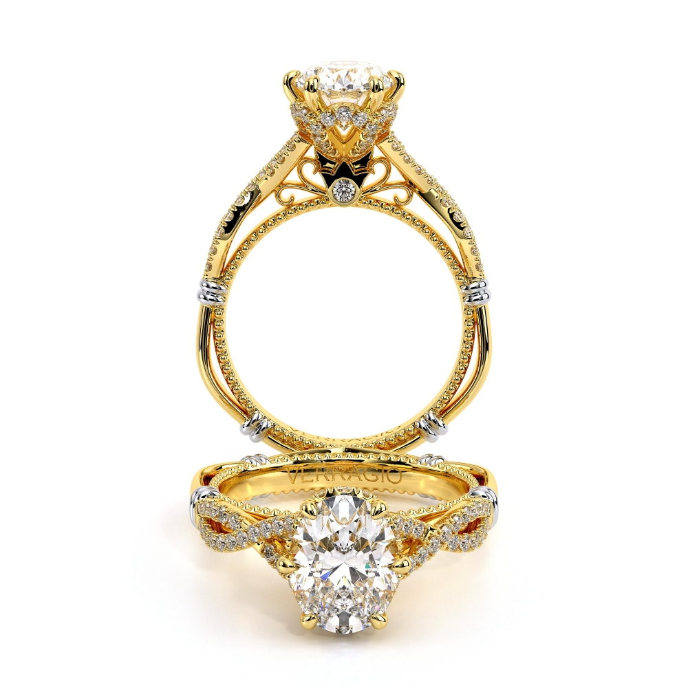 18K Yellow Gold PARISIAN-153OV Ring