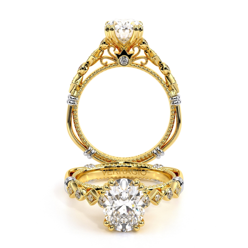 14K Yellow Gold PARISIAN-154OV Ring