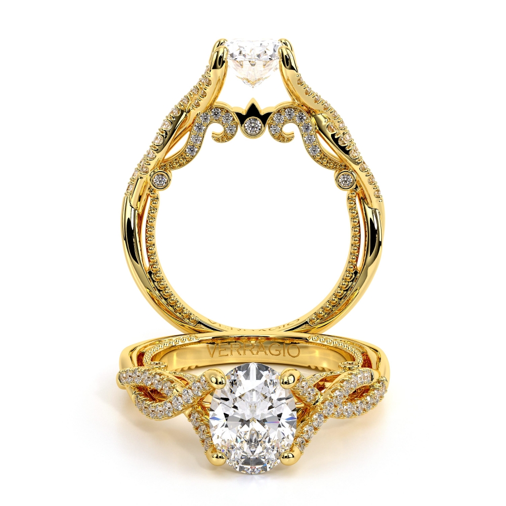 18K Yellow Gold INSIGNIA-7060OV Ring