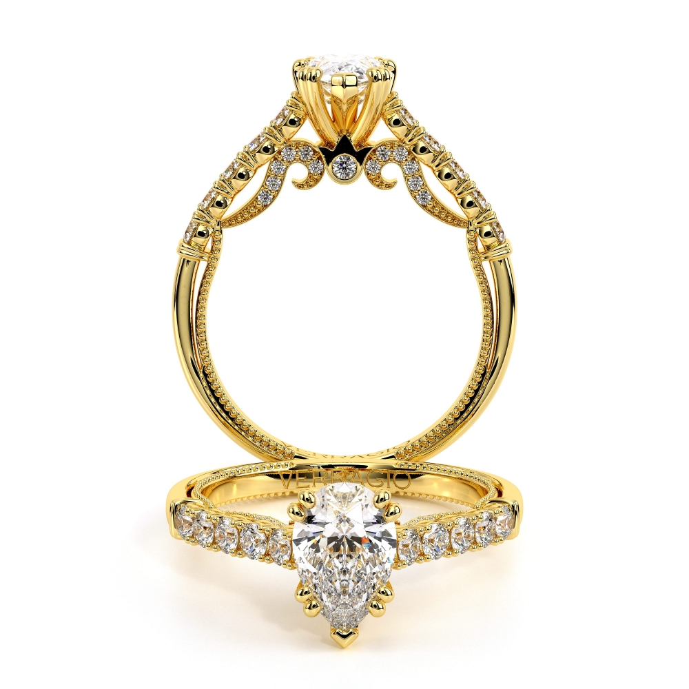 14K Yellow Gold INSIGNIA-7097PEAR Ring