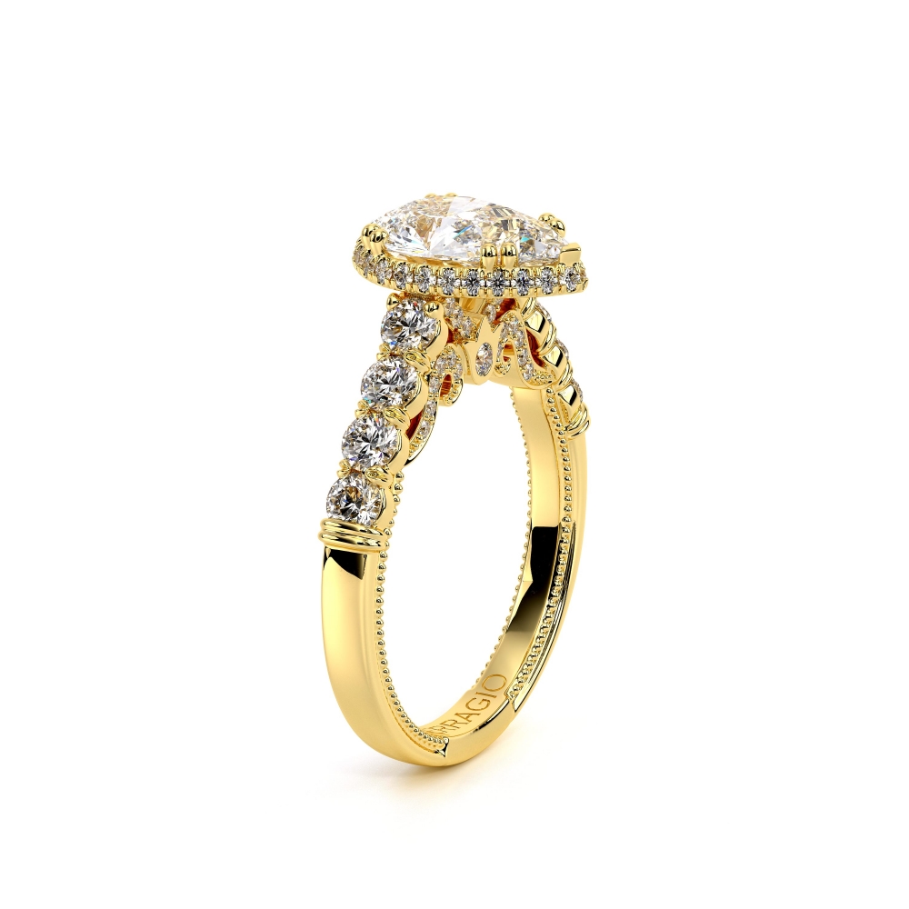 14K Yellow Gold INSIGNIA-7100PEAR Ring