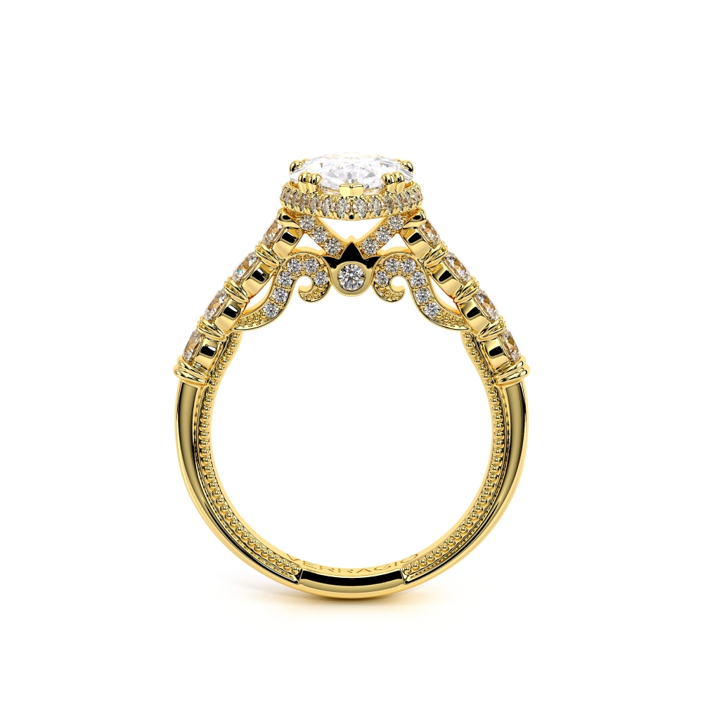 18K Yellow Gold INSIGNIA-7100PEAR Ring