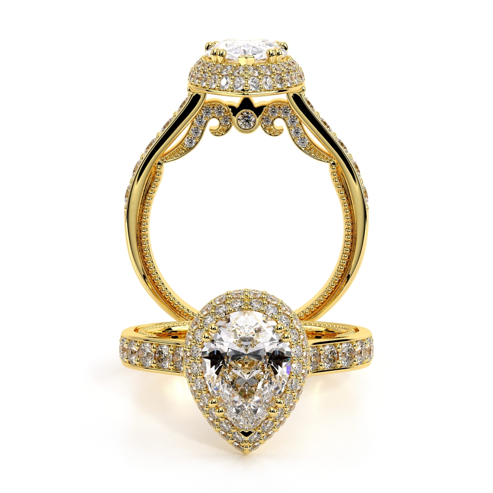 18K Yellow Gold INSIGNIA-7101PEAR Ring