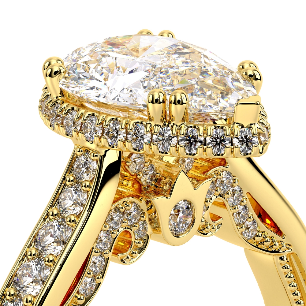 18K Yellow Gold INSIGNIA-7102PEAR Ring