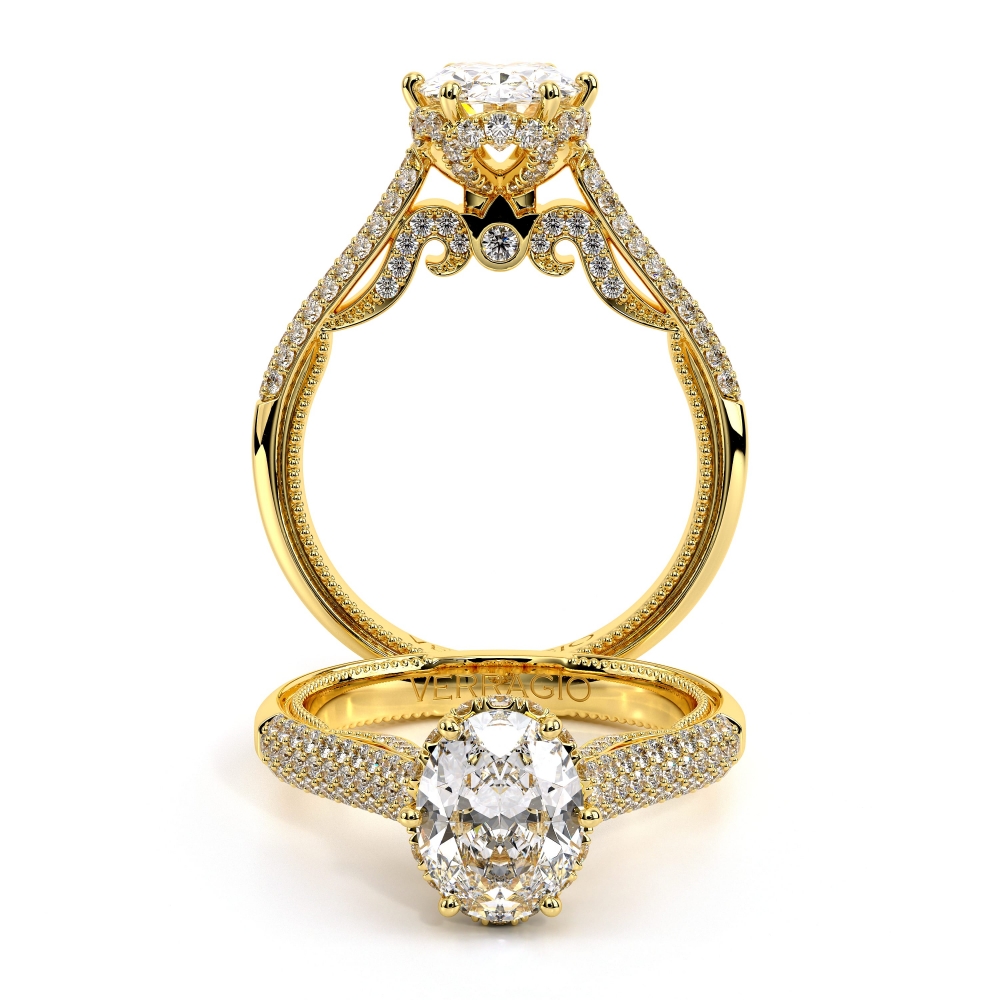 14K Yellow Gold INSIGNIA-7104OV Ring