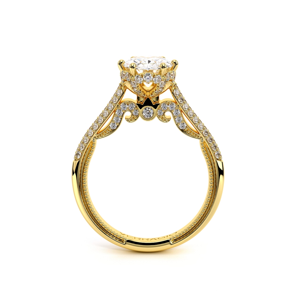 14K Yellow Gold INSIGNIA-7104OV Ring