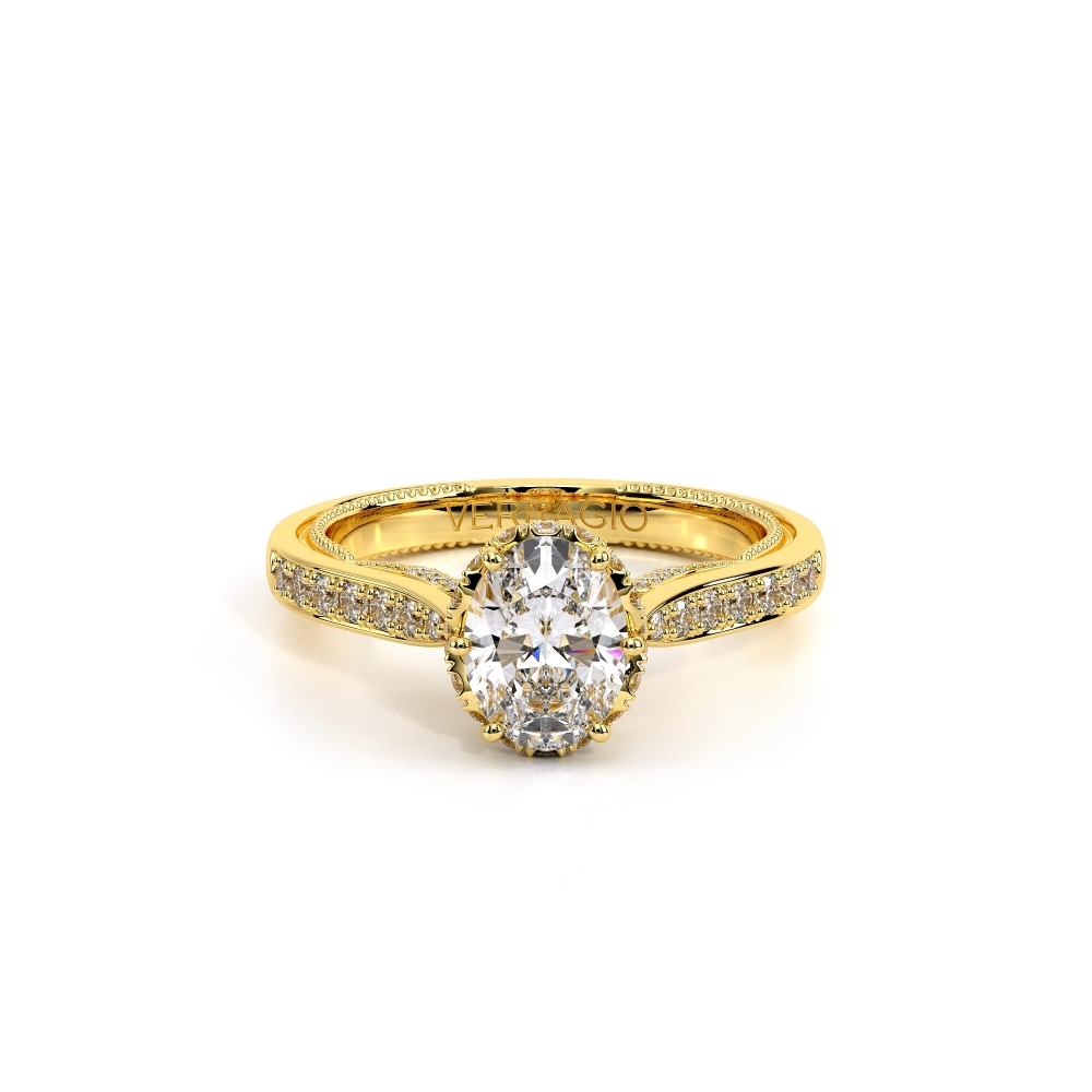 14K Yellow Gold INSIGNIA-7107OV Ring