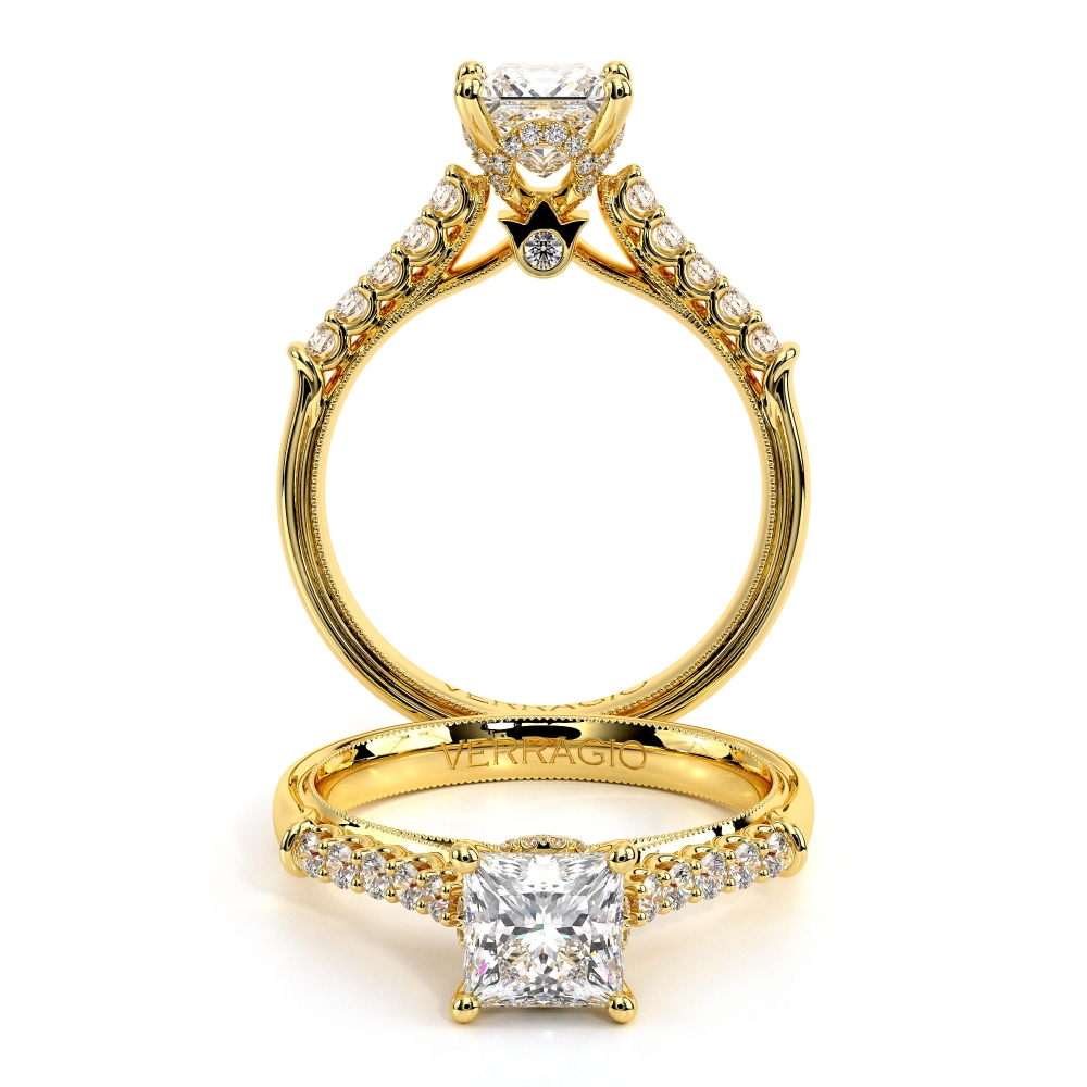 18K Yellow Gold Renaissance-938P5.5 Ring
