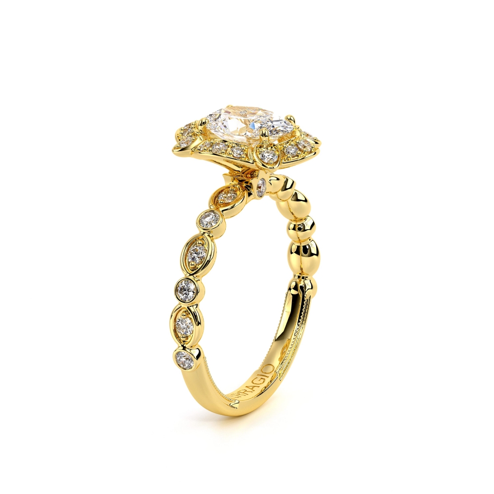 14K Yellow Gold Renaissance-977-BOV Ring