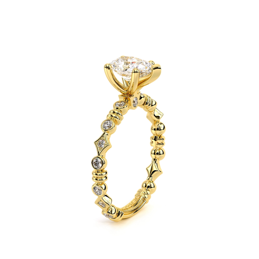 18K Yellow Gold Renaissance-973-PEAR Ring
