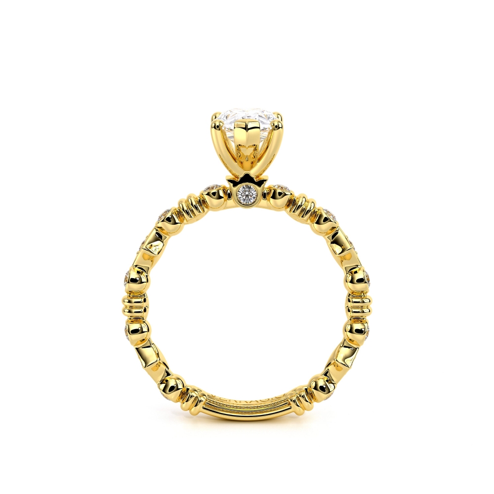 14K Yellow Gold Renaissance-973-PEAR Ring