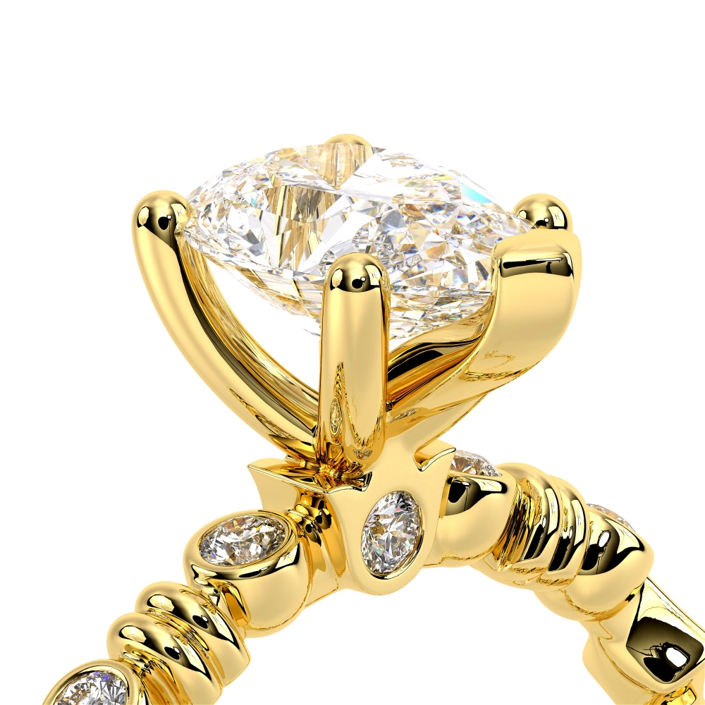 14K Yellow Gold Renaissance-973-PEAR Ring