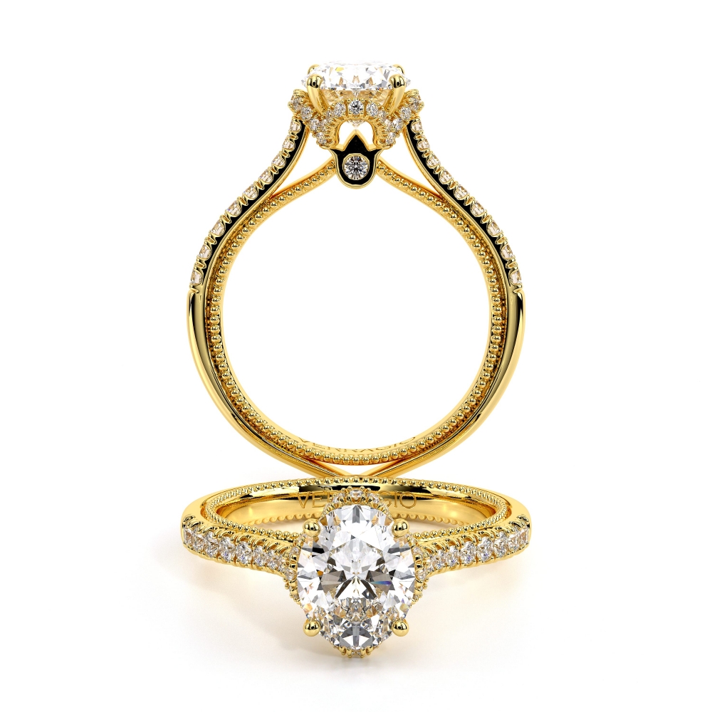 14K Yellow Gold COUTURE-0457OV Ring