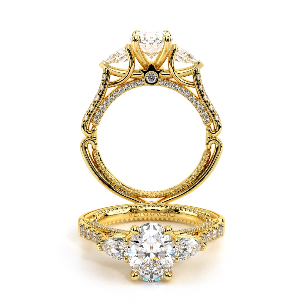 14K Yellow Gold COUTURE-0470PS Ring