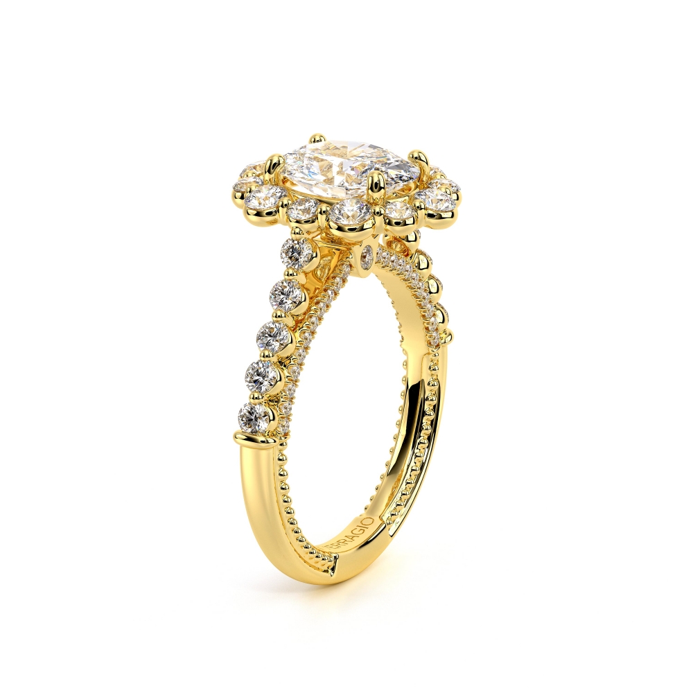 14K Yellow Gold COUTURE-0480 OV Ring