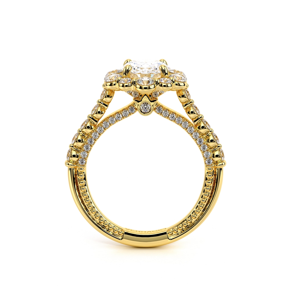 14K Yellow Gold COUTURE-0480 OV Ring