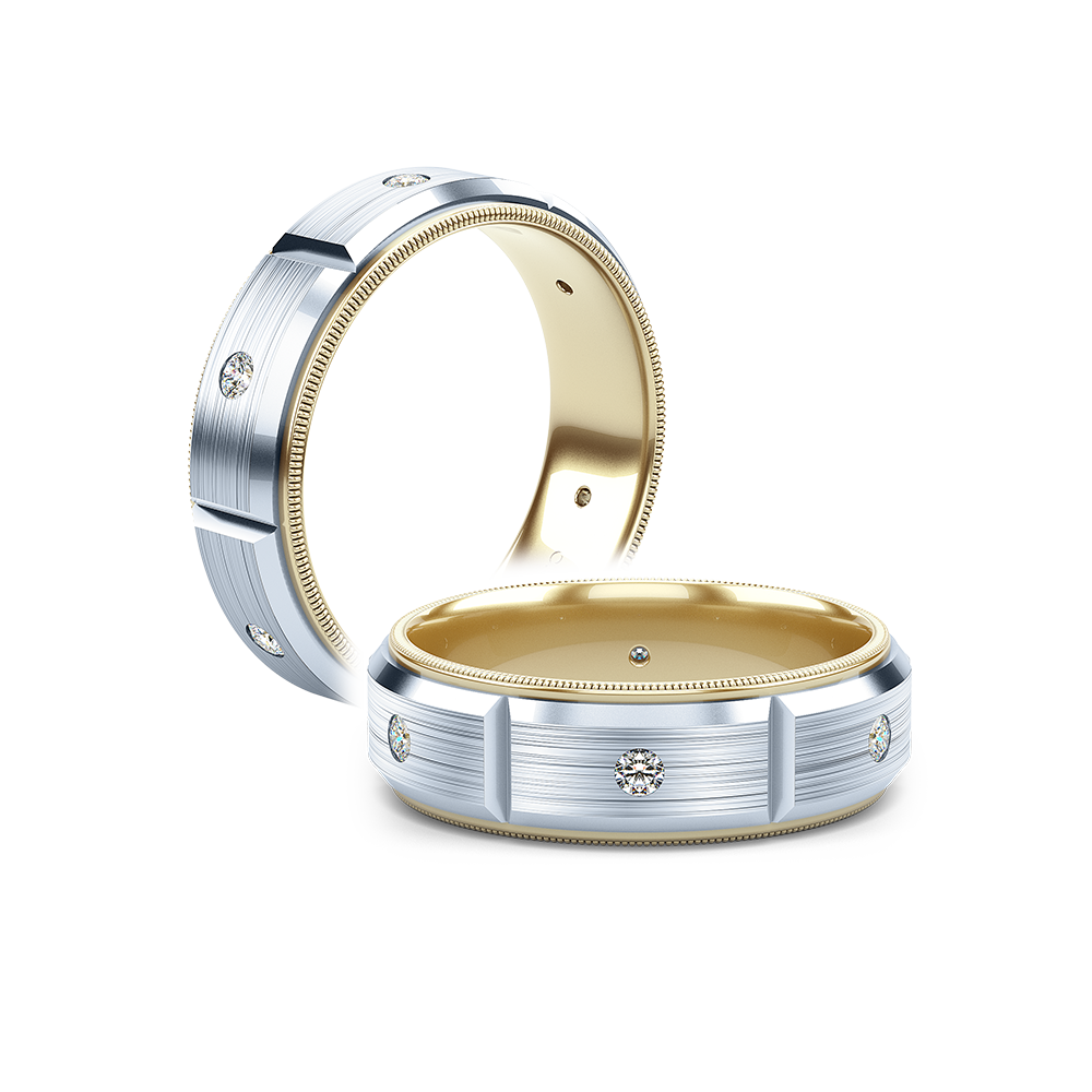 18K Yellow Gold VWD-7912 Ring